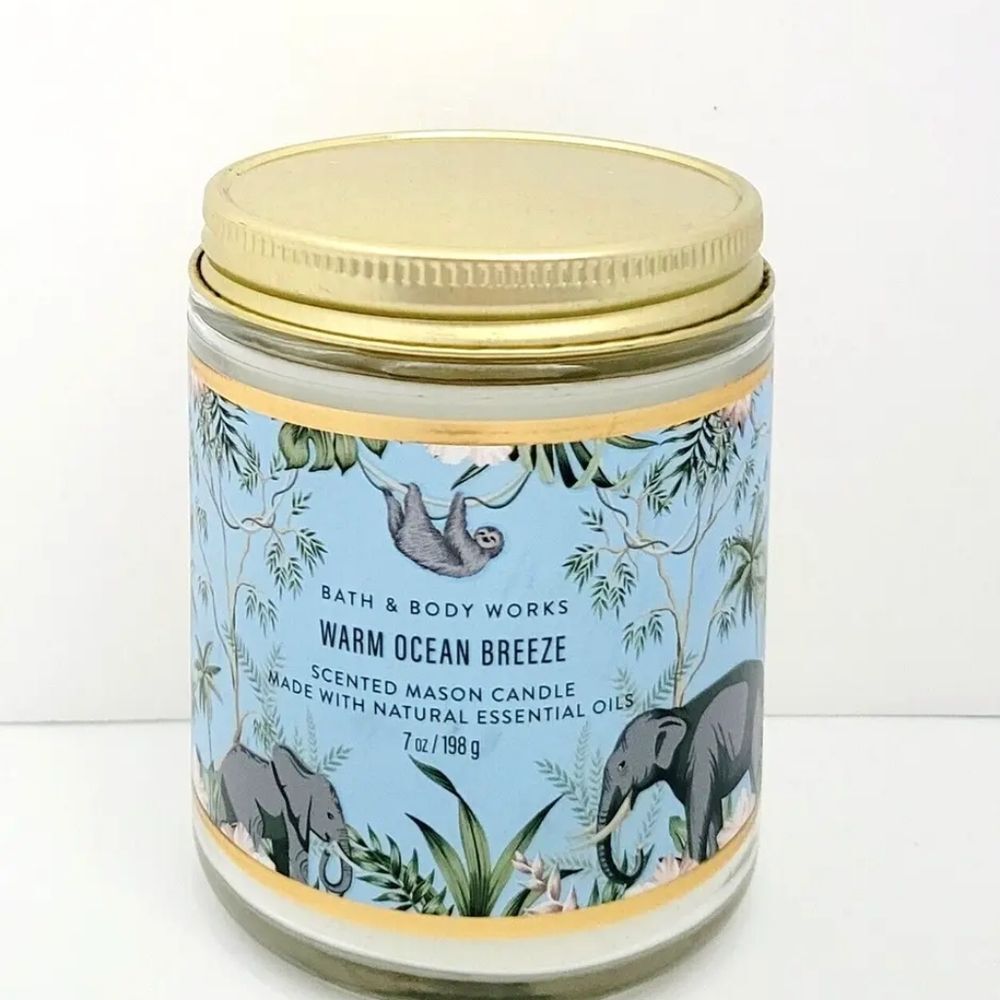 Bath & Body Works Warm Ocean Breeze Single Wick Candle